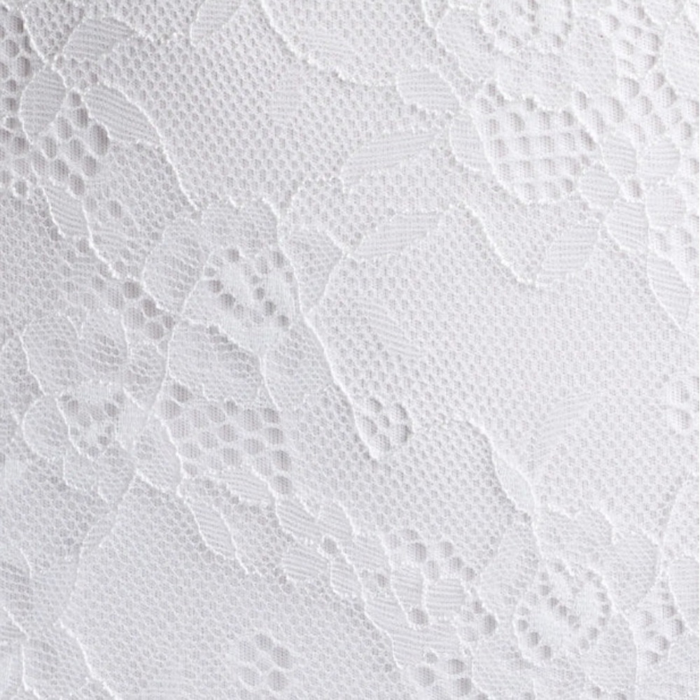 Windsor Lace White Mini Bodycon Dress With Tie-Back Design - Picture 13 of 14